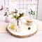 6 pcs 11-15" Natural Round Poplar Wood Slices Wedding Centerpieces Decorations